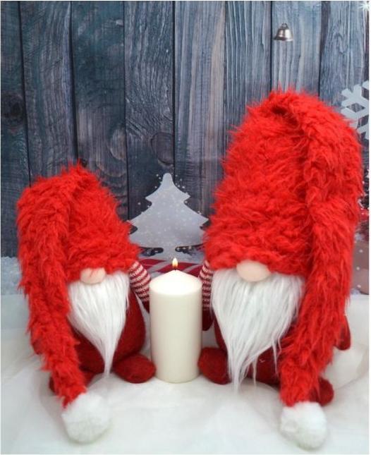 Produktbild Saska Garden Elfe mit Pelzmütze 15,5x14,4x64,5cm