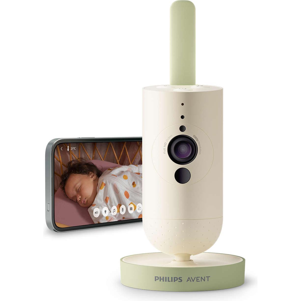 Philips Avent, Babyphone, Connected (Babyphone mit Kamera, 300 m)