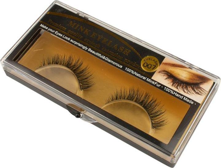 Actual product image JTI Luxurious false eyelashes made from mink fur - #007 (Artificial eyelashes)