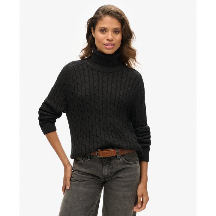 Image du produit Superdry Pull ample torsadé à col roulé (XS)
