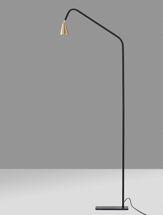 Actual product image Nova Luce GEKO floor lamp GU10 black 157x7,5cm 9010227