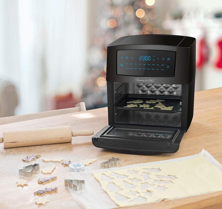 Produktbild Rosenstein & Söhne Digitale XXL-Heissluft-Fritteuse & Mini-Umluft-Ofen, 18 Programme, 12 l