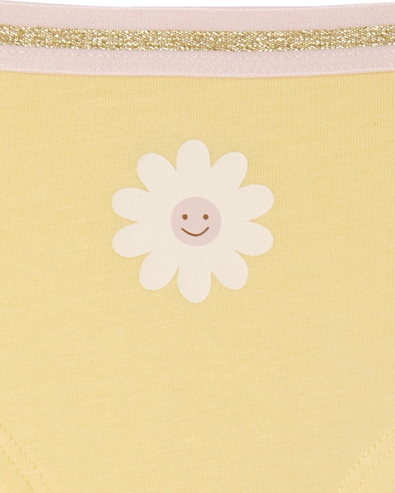 Immagine prodotto Vertbaudet Confezione da 7 pantaloncini da bambina in cotone biologico (98, Confezione da 7)