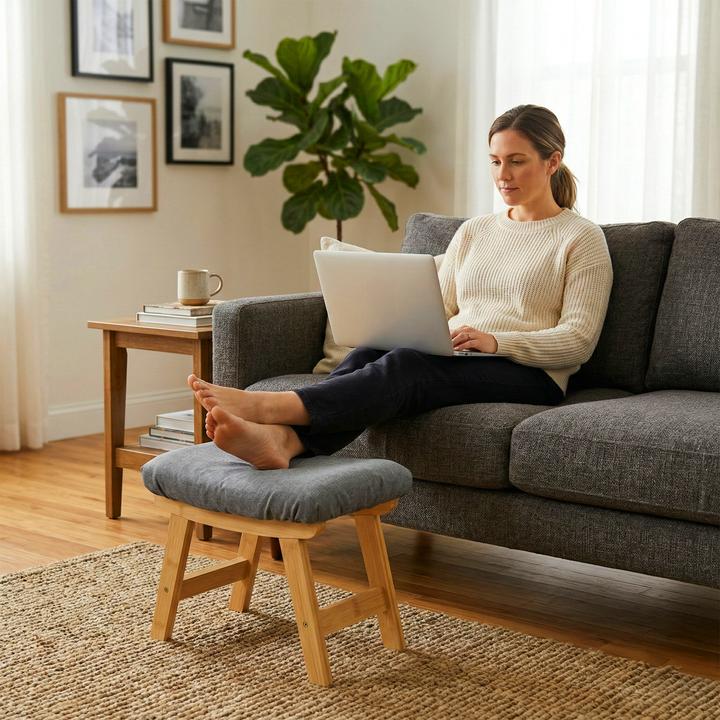 Actual product image Relaxdays ottoman