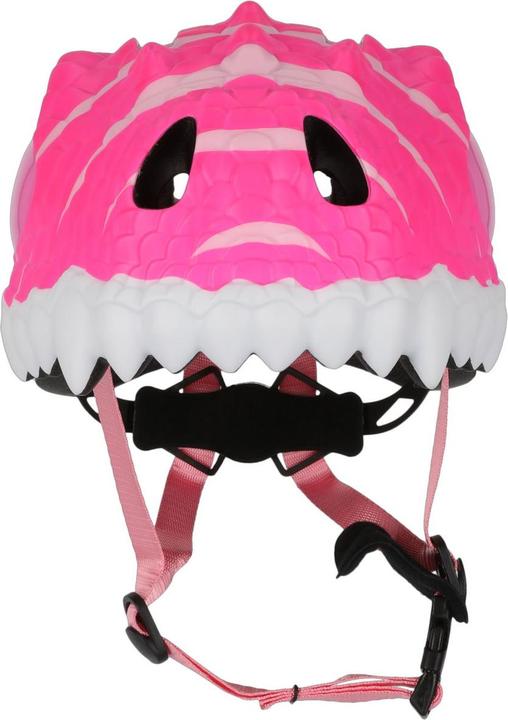 Actual product image Crazy Safety Dino Bicycle Helmet - Pink (100201-05-01) (49 - 55 cm)
