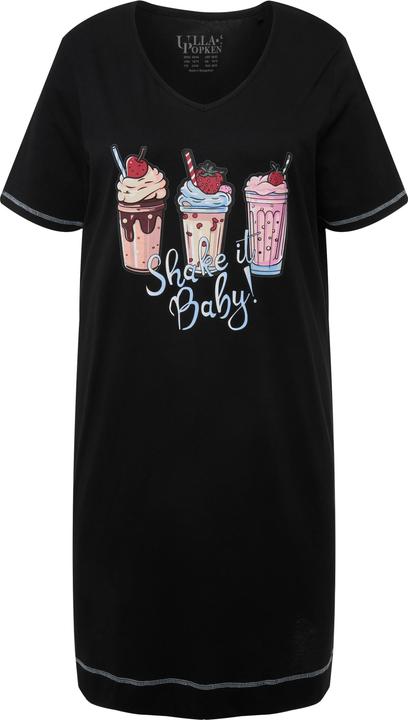 Produktbild Ulla Popken Bigshirt, bedruckt, V-Ausschnitt, Halbarm (42, 44)