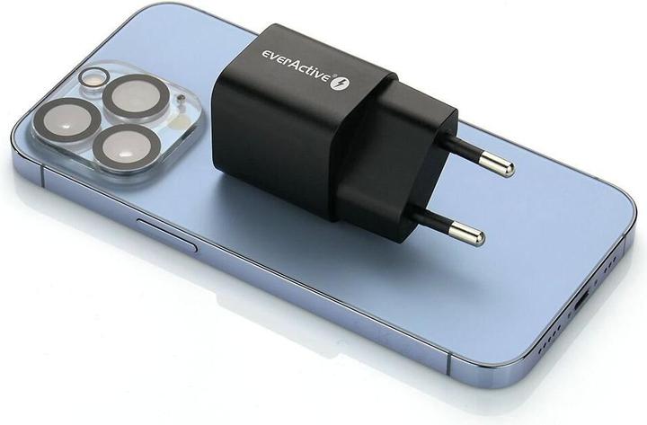 Produktbild Everactive Ladegerät usb/usb-c qc3.0 30w technik ganz schwarz (30 W, 2 Ports)