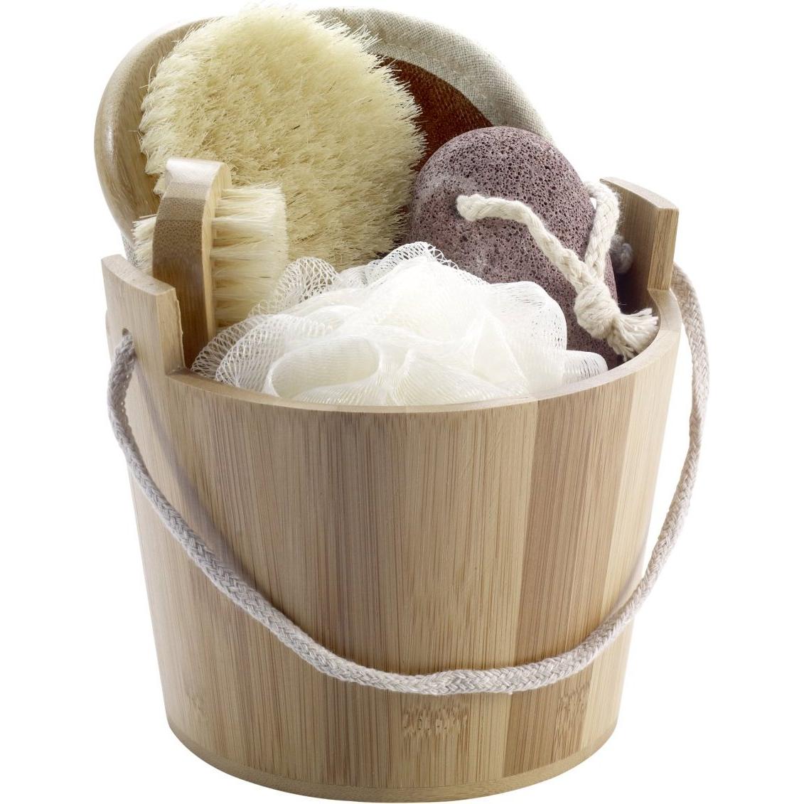 Body Vital, Beauty Geschenkset, Wellnessset im Bambusbottich (Haarpflege set)