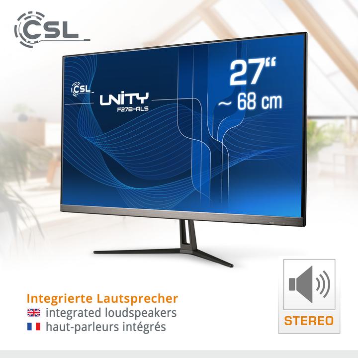 Actual product image CSL All-in-One-PC Unity F27B-ALS 512 GB 16 GB RAM Win 11 Pro (16 GB, 512 GB, Intel UHD Graphics)