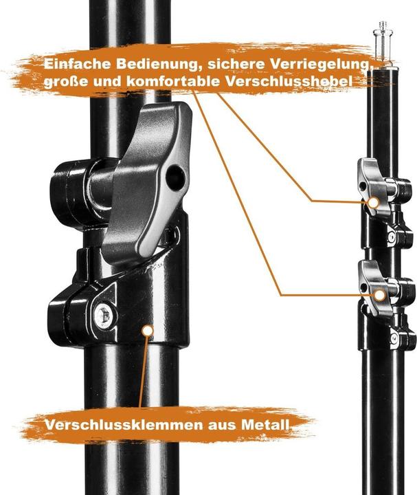 Produktbild Walimex WT-806 Lampenstativset (256 cm, 6 kg)