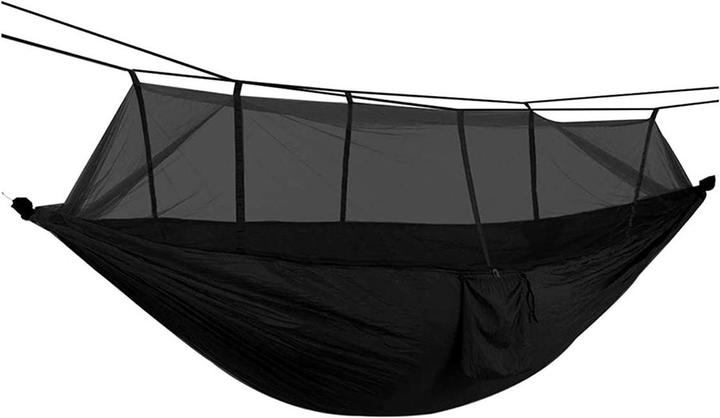 Image du produit Aptel Hammock avec écran anti-insectes ACTIVE SUMMER, 260x140 cm, Noir (200 kg)