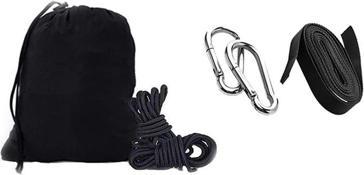 Image du produit Aptel Hammock avec écran anti-insectes ACTIVE SUMMER, 260x140 cm, Noir (200 kg)