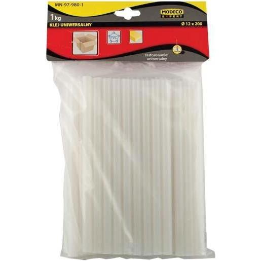 Modecom, Heisskleber, glue sticks 12 mm x 200 mm transparent 50 pcs 1kg Universal GEN-T (MN-97-980-1)