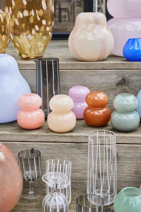 Produktbild OYOY Living Vase Kojo 25 cm, Altrosa (1 x, 30.5 x 30 x 30 cm, 27.45 l)