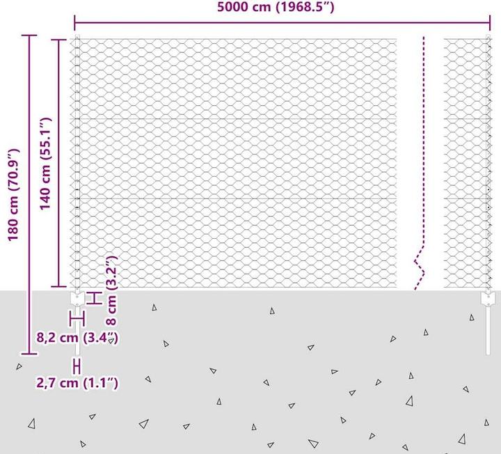 Produktbild vidaXL Aussenbarriere