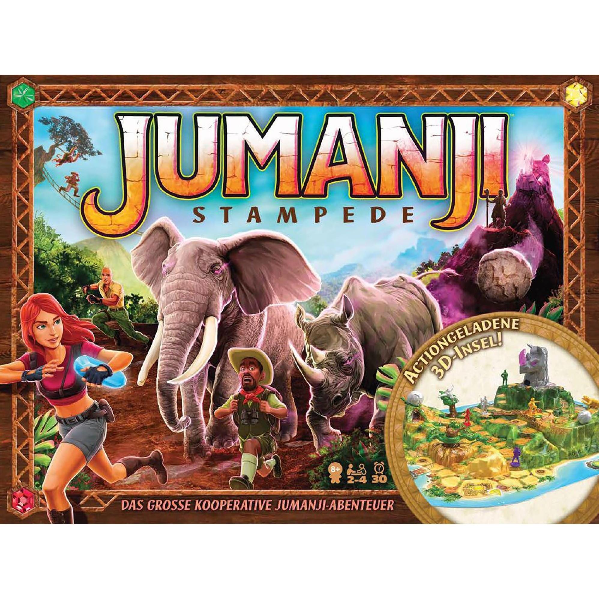 Spin Master Multicolore Bgm Jumanji Stampede (Tedesco, 2 - 4 Giocatori)