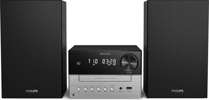 Philips TAM3205M2/12 Mini Stereoanlage schw (Bluetooth, CD player, 1x 18 W)