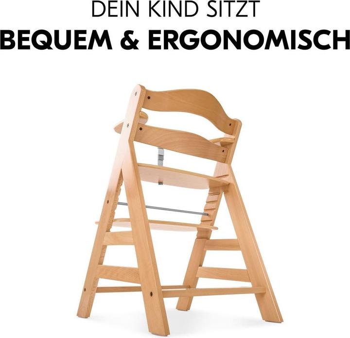 Actual product image Hauck Hochstühle Hochstuhl Alpha Plus - im Sparset inkl. Aubewahrungskorb (Stair high chair)