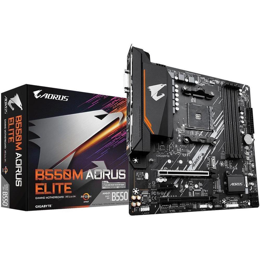 Gigabyte Mainboard AMD B550 SAM4 MicroATX 1xPCI-Express 3.0 1x 1xPCI-Express 3.0 4x 1xPCI-Express 4.