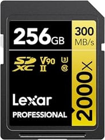 Produktbild Lexar Professionelle SD-Karte mit UHS-II-Technologie für hochauflösende Videoaufnahmen (256 GB, SD, UHS-II)