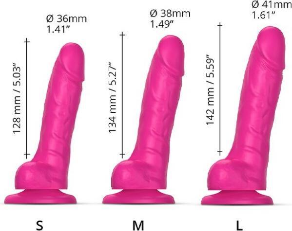 Actual product image Strap-on-me Realistic Sliding Dildo (S)