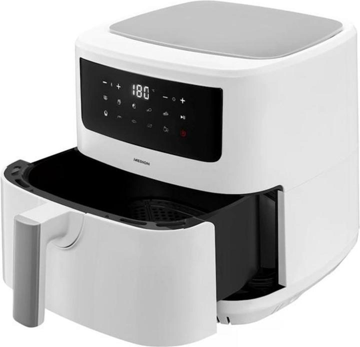 Image du produit Medion MD 11750 Life P10 XL Friteuse à air chaud duo 6,8 l, blanc