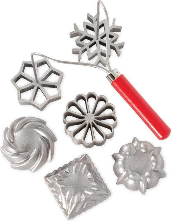Nordic Ware Rosette & Timbale wafelset aluminium 7-delig