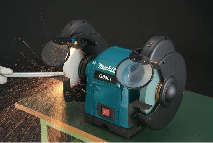 Actual product image Makita GB801 (Bench grinder, 550 W)