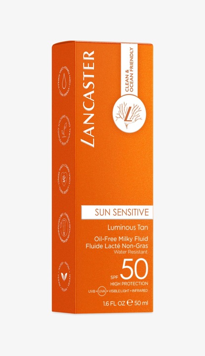 Produktbild Lancaster Clean Sun Sensitive Milky Fluid (Sonnenmilch, SPF 50, 50 ml, 150 g)