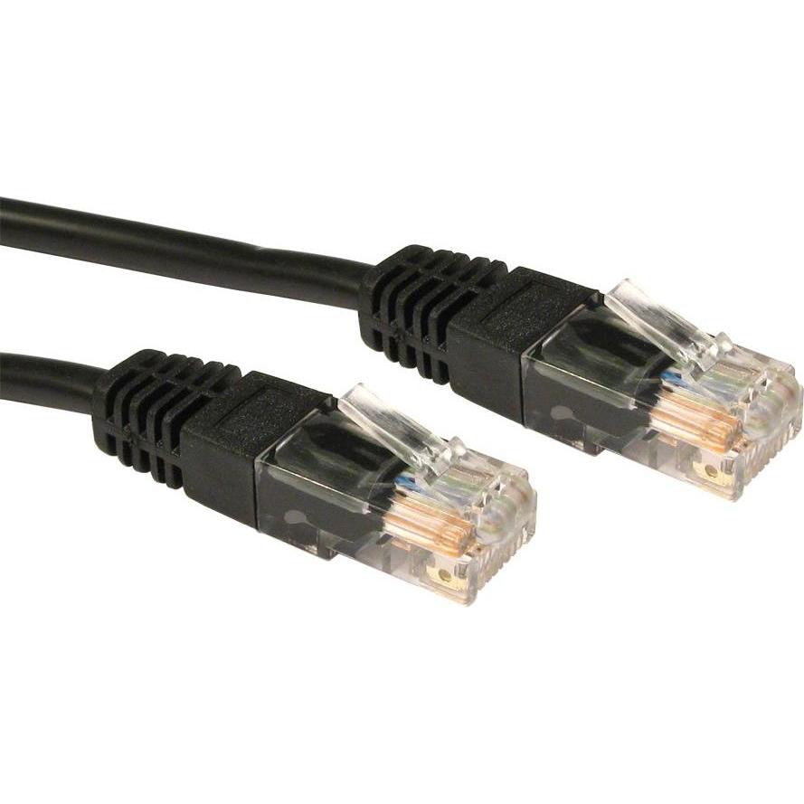 Cables Direct 5m Cat5e Utp Pvc Inj Mdd Cbl - Blk 0 (CAT5, 5 m), Netzwerkkabel