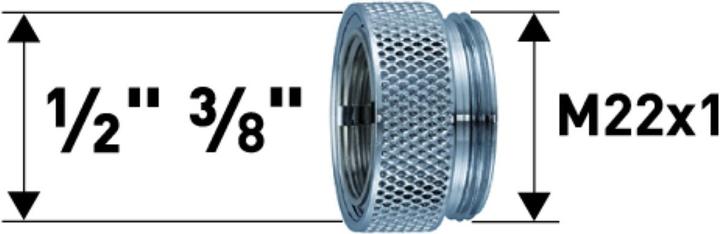 Produktbild Neoperl Reduktion 1/2, 3/8 Gewinde (Rohrreduktion)