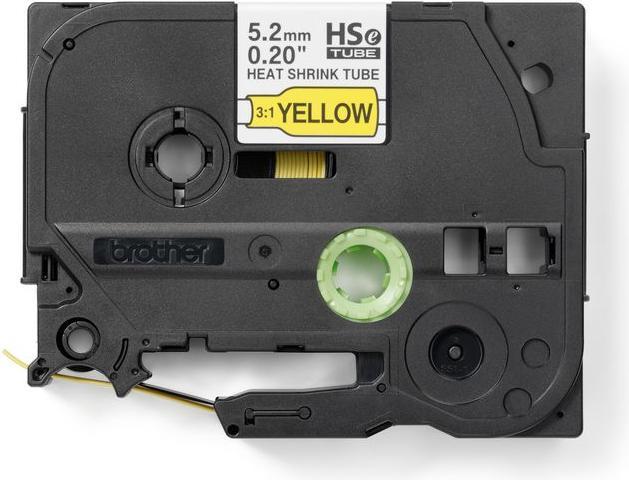 Actual product image Brother Heat shrink tube black/yellow (0.52 cm, Yellow, Black)