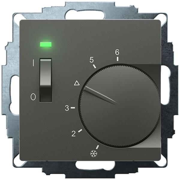 Produktbild Eberle Controls Eberle UTE 1011-Anthrazit-55 Raumthermostat Unterputz 5 bis 30°C