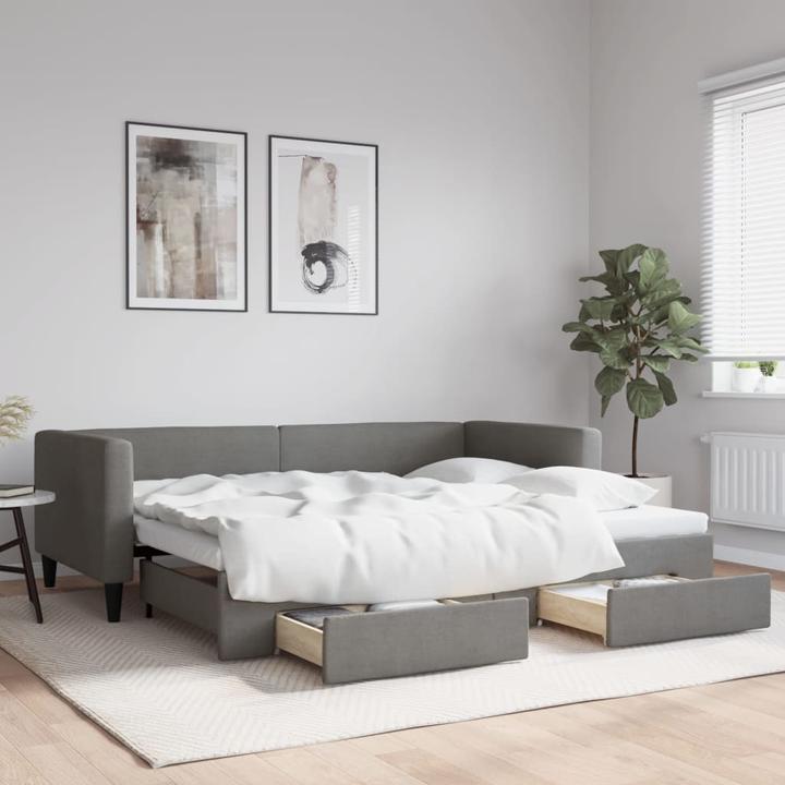 Produktbild vidaXL ausziehbares Tagesbett