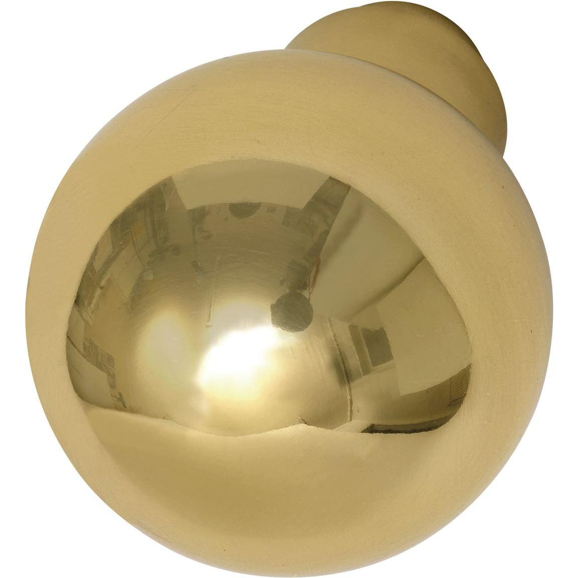Thumbnail - Marchesi, Türgriff + Fenstergriff, Knopfdrückerlochteil (Türknauf), flachform ø 50mm, Messing patiniert (Türknopf)