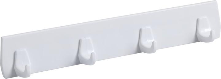Actual product image Diaqua Hook rail with 4 hooks white