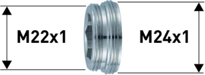 Produktbild Neoperl Reduktion M22x1xM24x1 (Rohrreduktion)