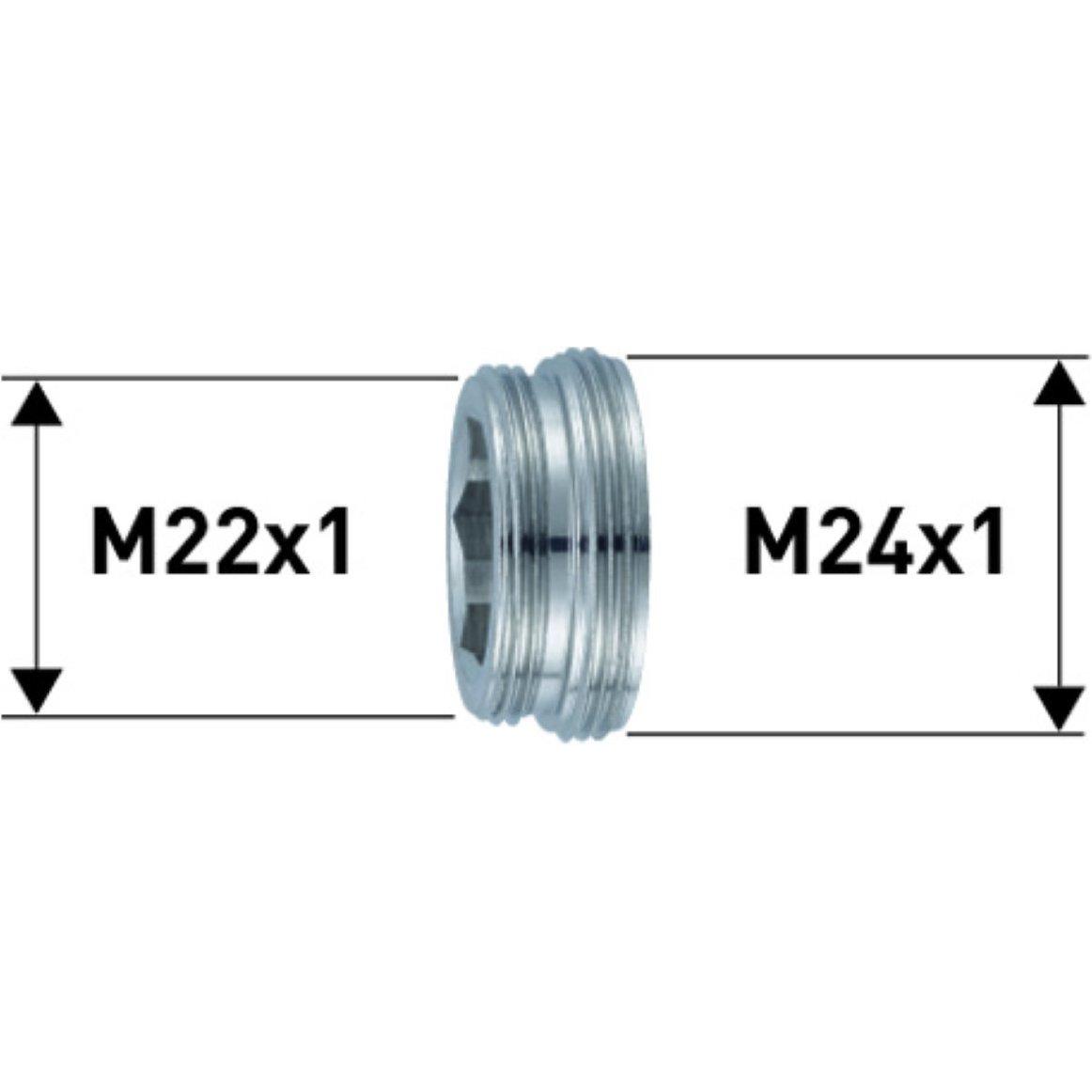 Thumbnail - Neoperl, Rohrverbindungstechnik, Reduktion M22x1xM24x1 (Rohrreduktion)