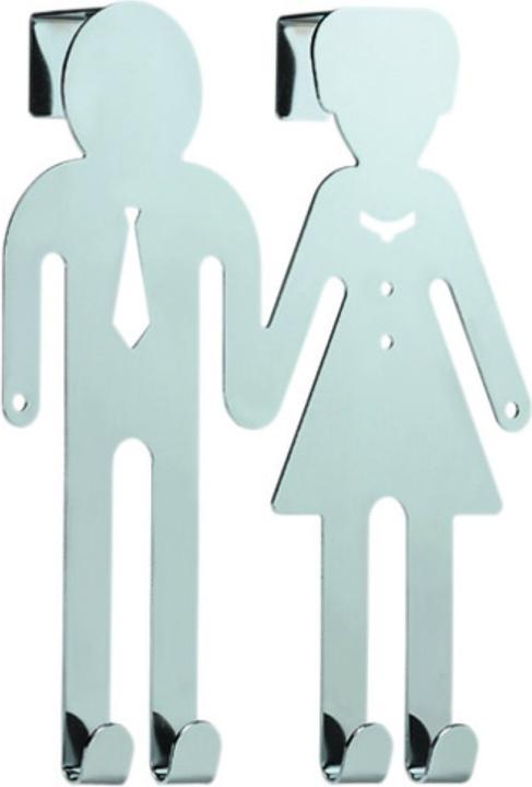 Immagine prodotto Diaqua Appendiabiti uomo+donna cromo