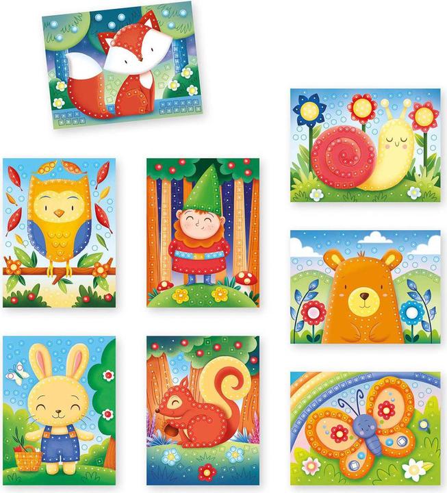 Produktbild Quercetti Stiftemosaik Wald