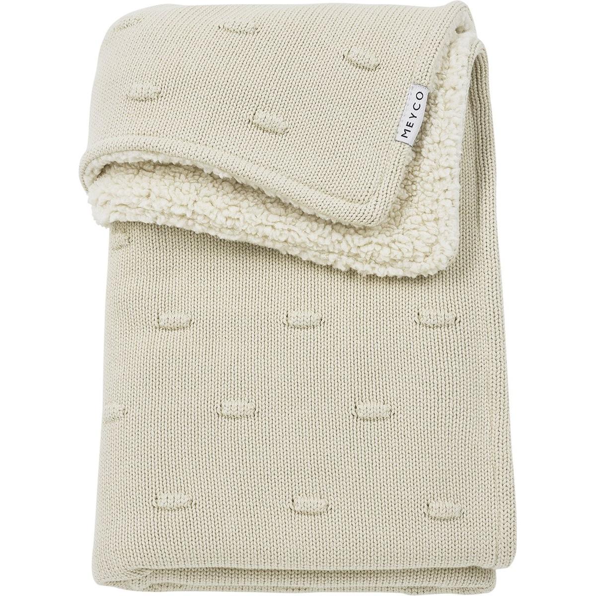 Meyco, Copertina Bebè, Coperta Per Bambini Con Nodi (100 X 75 Cm)