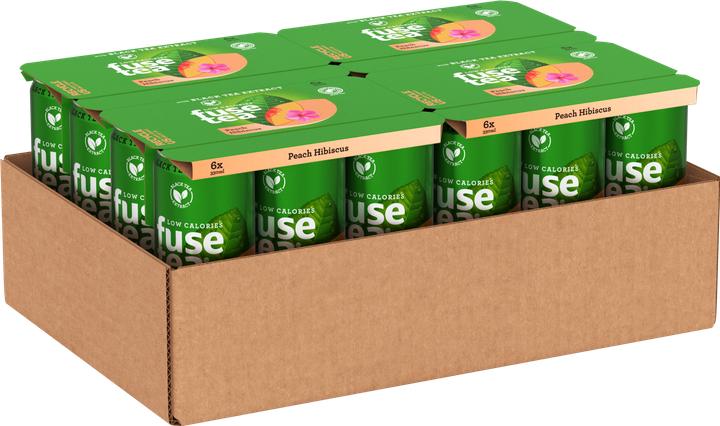 Actual product image Fusetea Peach Hibiscus (24 x 33 cl)