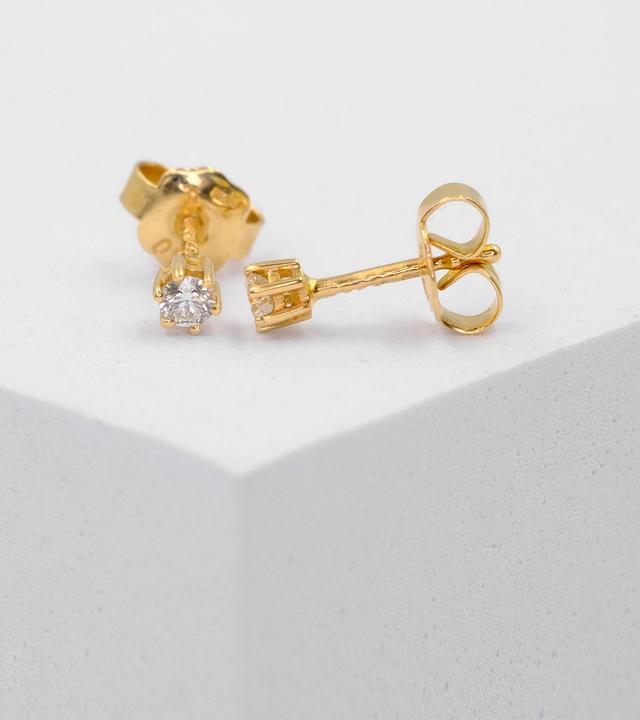Image du produit Muau Boucles d'oreilles (750/18 K Or jaune)