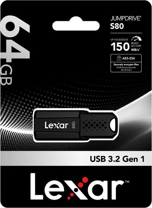 Produktbild Lexar JumpDrive S80 (64 GB, USB-A)