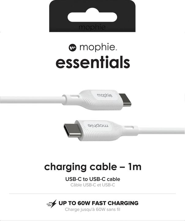 Actual product image mophie charging cables | 1M (1 m, USB 2.0)