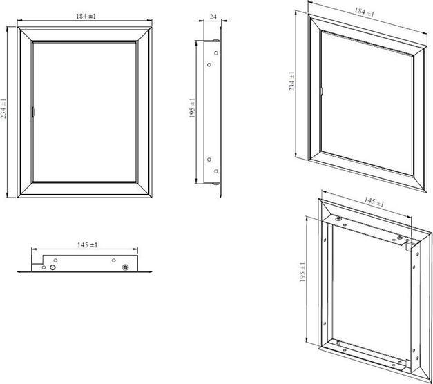 Produktbild Haushalt REVISIONSTÜR 150X200
