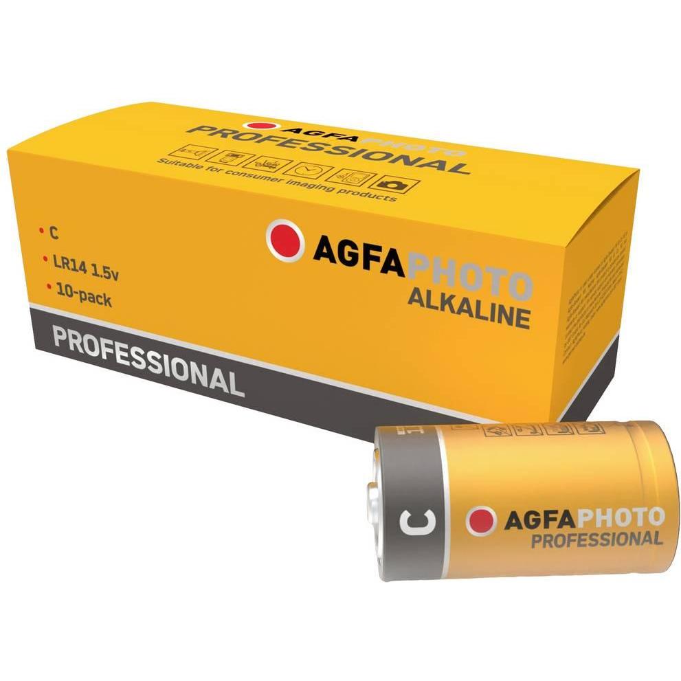 AGFAPHOTO Professional (10 Stk., C), Batterien + Akkus