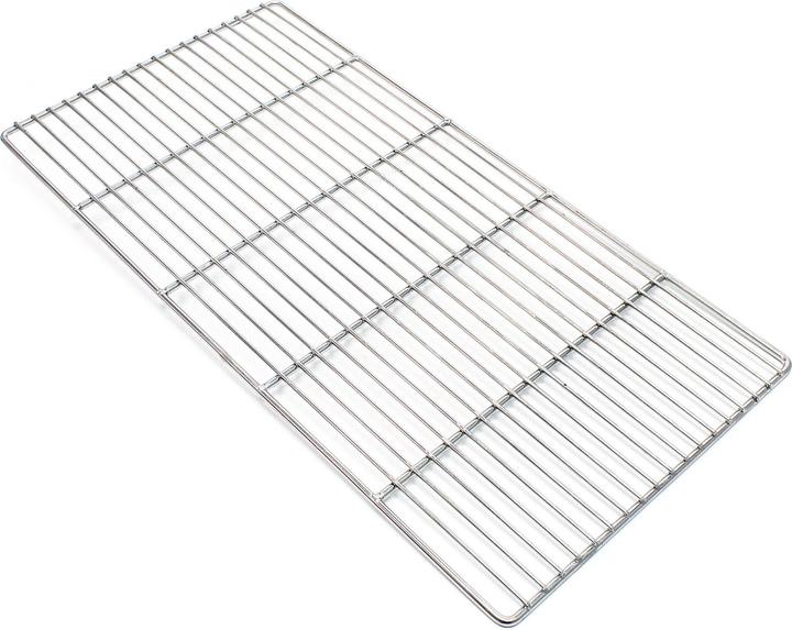 Wiltec Grille de barbecue Carrée en Acier fin 58 x 30 cm Barbecue boule et Barbecue rond Grillade Te