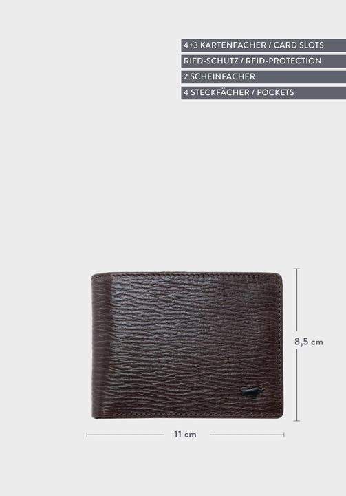 Actual product image Braun Büffel Benedikt Rfid