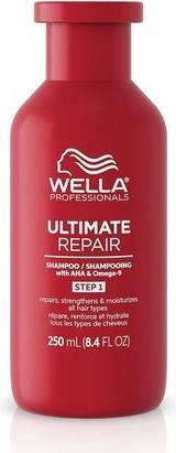 Wella Professionals Ultimate Repair Shampoo Lightweight Cream Shampoo for Damaged Hair 8.4oz (250 ml, Liquid shampoo)